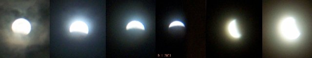 Eclipsi de lluna desde Banyoles