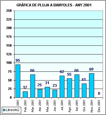 Pluja a Banyoles 2001