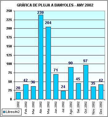 Pluja a Banyoles 2002